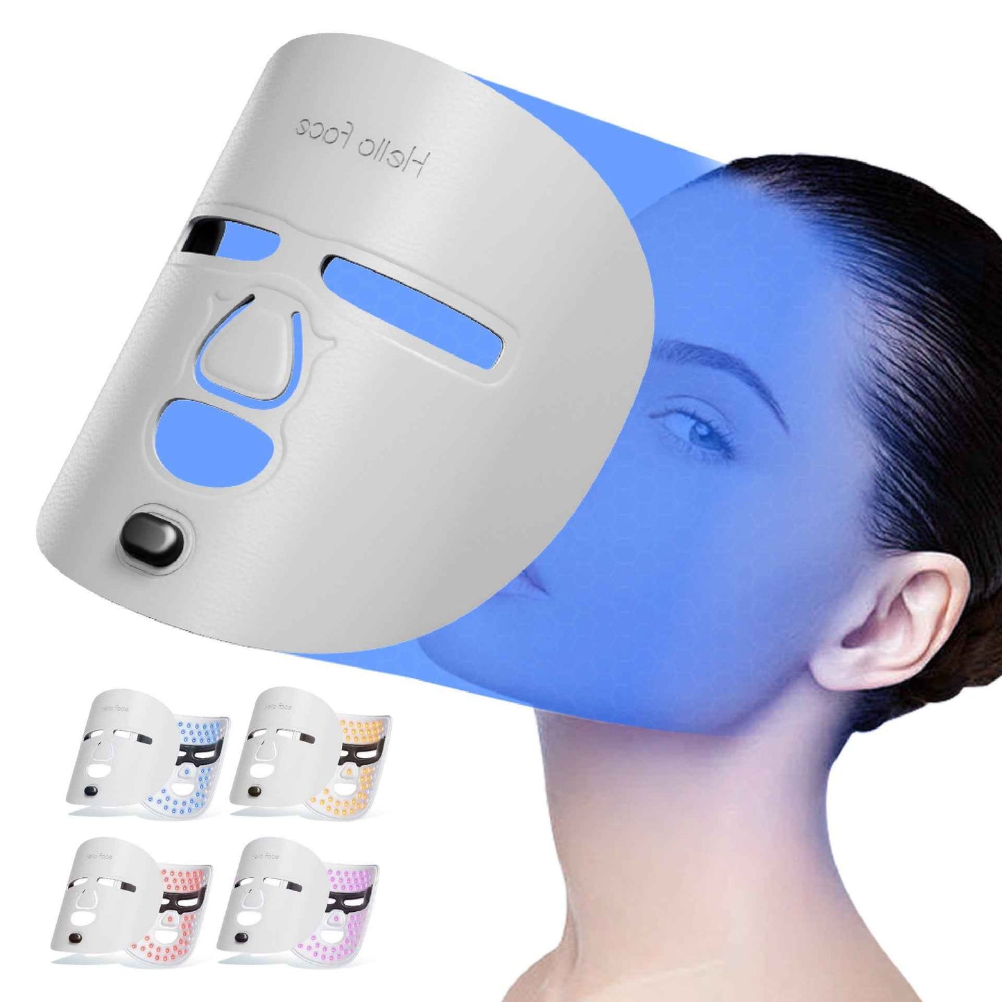 LED Red Light Therapy Mask, Near Infrared Device