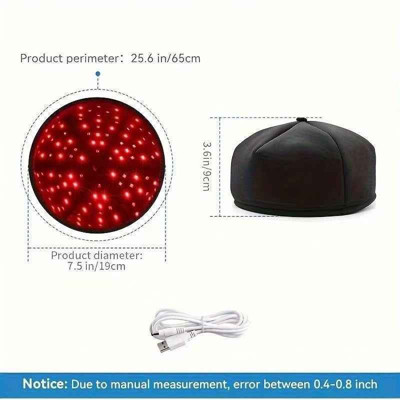 Red Light Therapy LED Hair Care Health Cap – 660nm Red Light + 850nm NIR - LumaLair