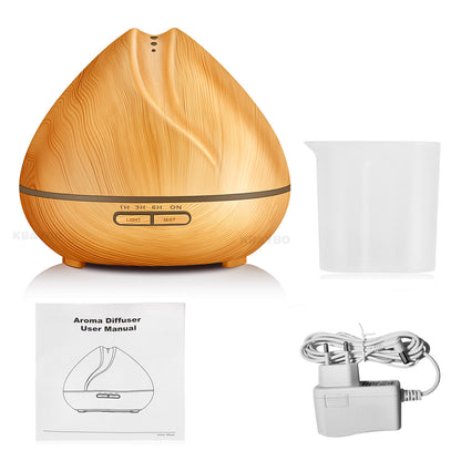 Serenity Wood Grain Aroma Humidifier