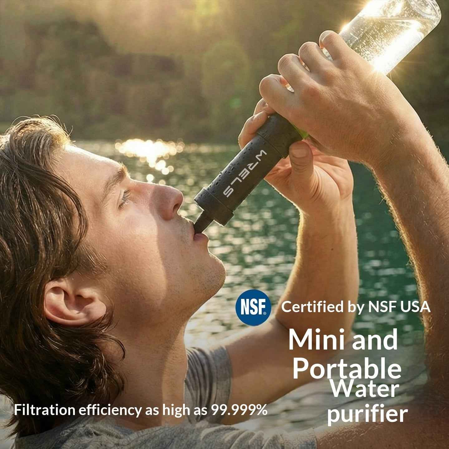 WRELS Outdoor Portable Water Filter Straw - LumaLair