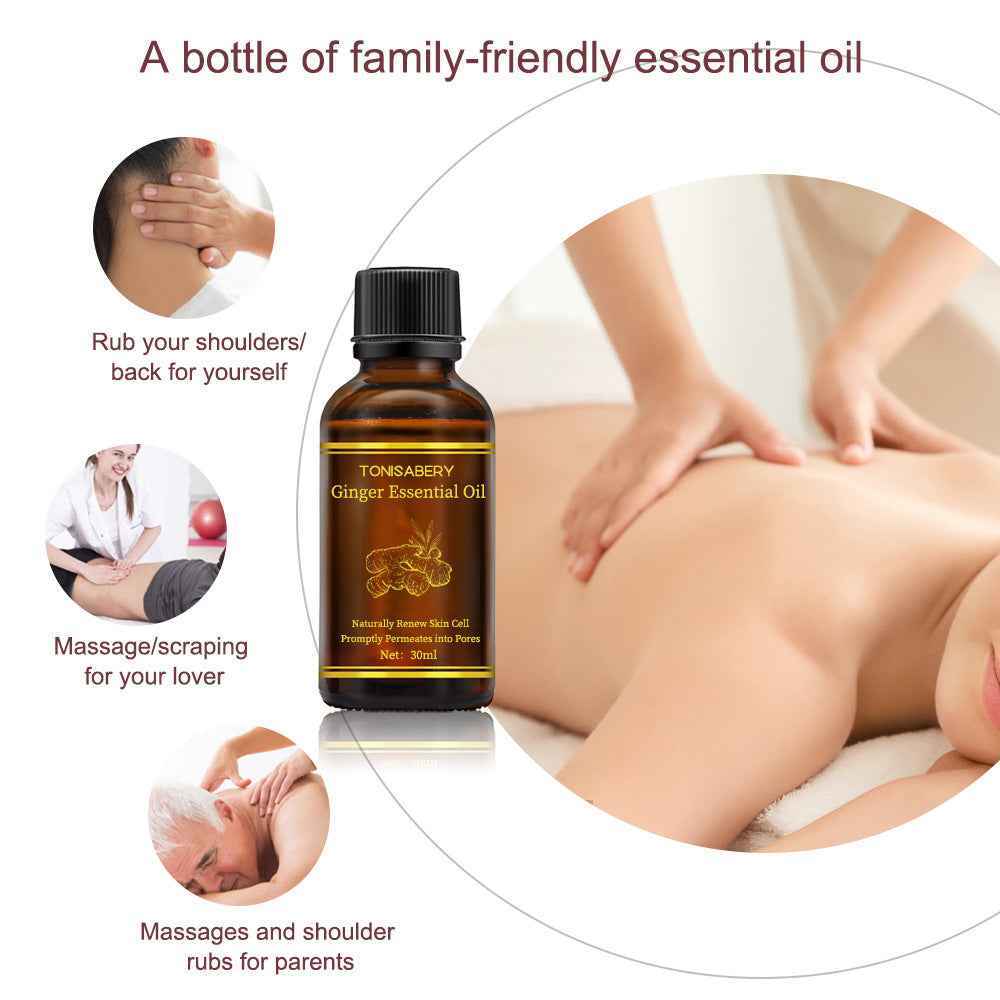 Beauty Skin Care Ginger Massage Essential Oil - LumaLair