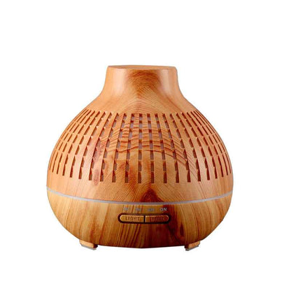 400ML Hollow Wood Grain Aroma Diffuser