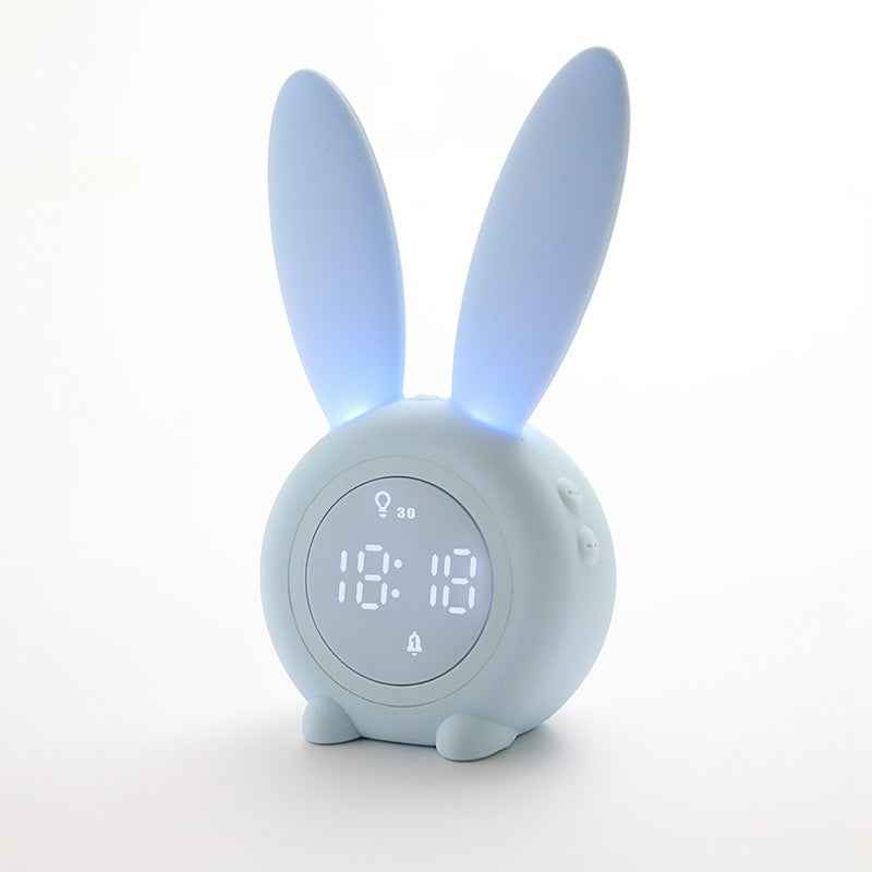 LumaLair Bunny Alarm Clock: Cute LED Night Light for Joyful Mornings - LumaLair