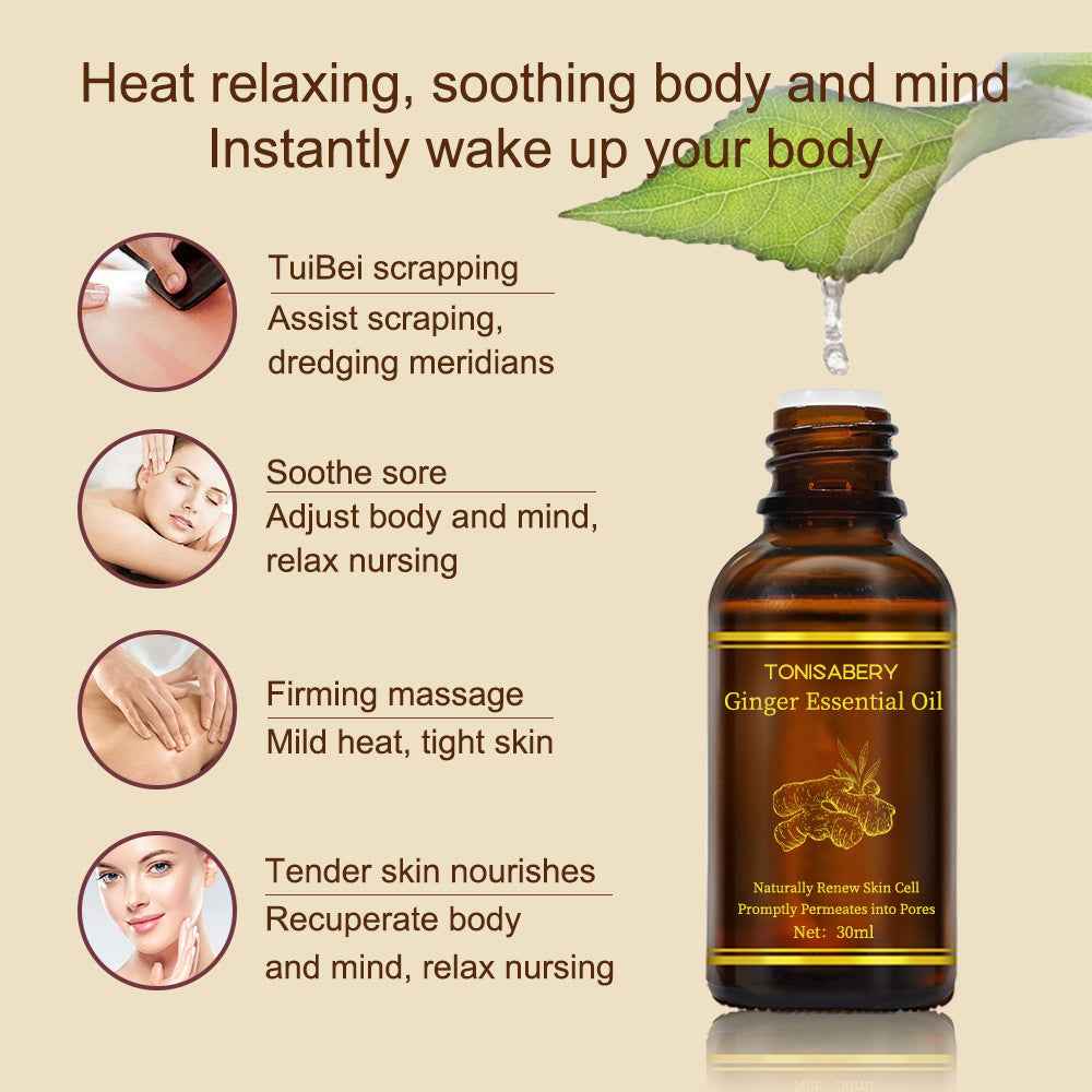 Beauty Skin Care Ginger Massage Essential Oil - LumaLair