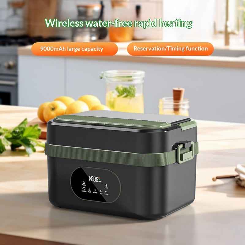 Insulated Outdoor Smart Wireless Self-Heating Lunch Box No Water Required - LumaLair