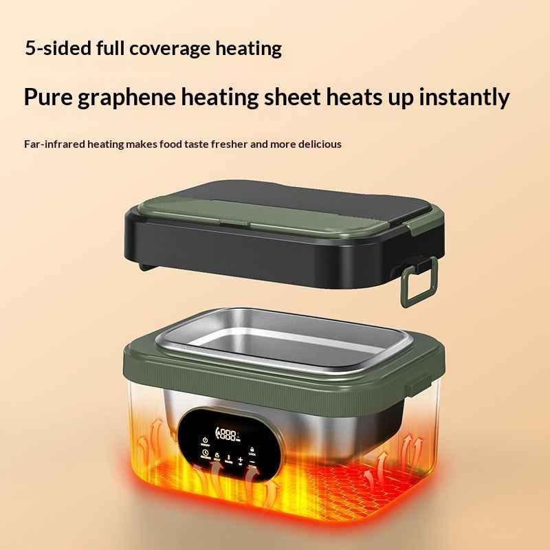 Insulated Outdoor Smart Wireless Self-Heating Lunch Box No Water Required - LumaLair