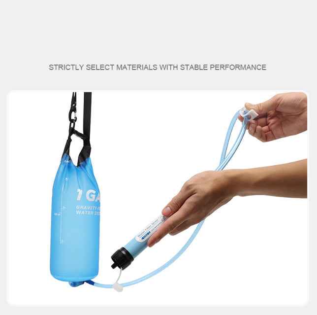 Gravity Water Filter Bag 6L Camping Water Storage - LumaLair