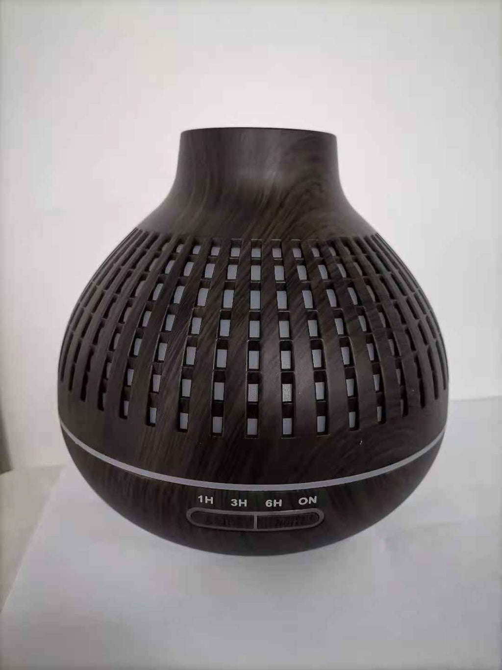Ultrasonic 400ml Wood Grain Aroma Diffuser for Ultimate Relaxation - LumaLair