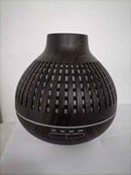 Ultrasonic 400ml Wood Grain Aroma Diffuser for Ultimate Relaxation - LumaLair
