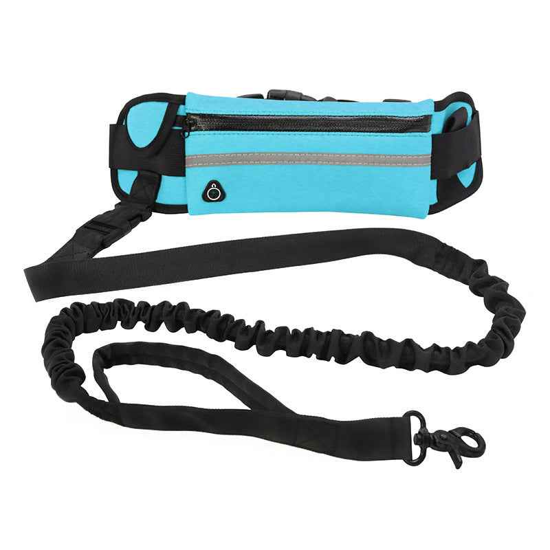 Hands-Free Dog Leash for Large & Small Dogs - Shock Absorbing & Adjustable with Phone Pocket - LumaLair