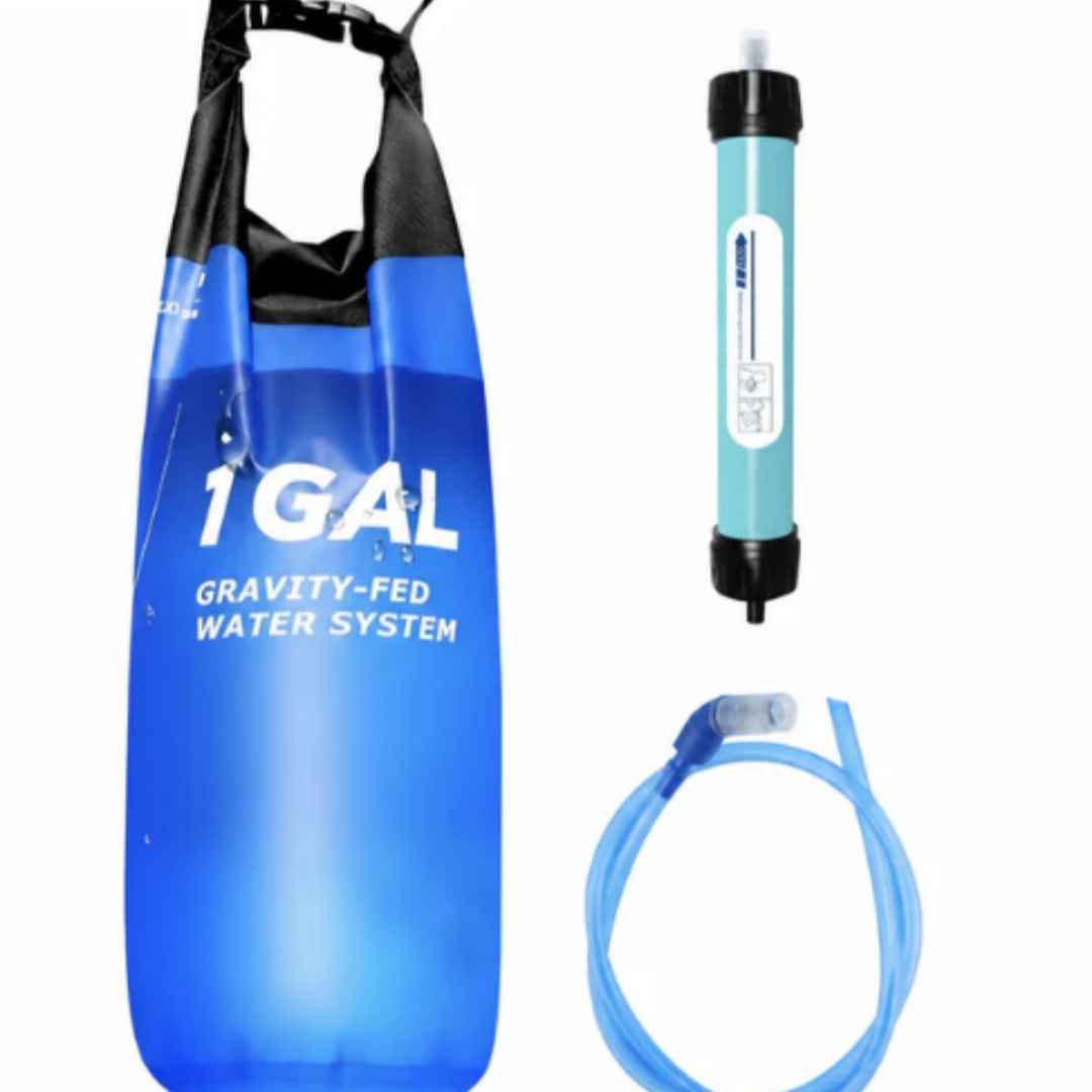 Gravity Water Filter Bag 6L Camping Water Storage - LumaLair