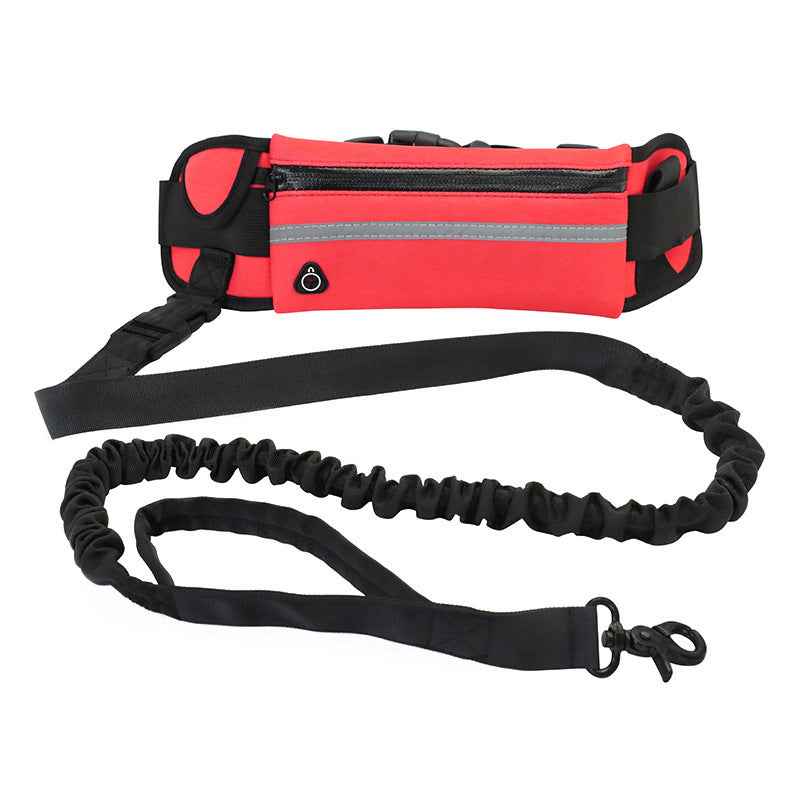 Hands-Free Dog Leash for Large & Small Dogs - Shock Absorbing & Adjustable with Phone Pocket - LumaLair