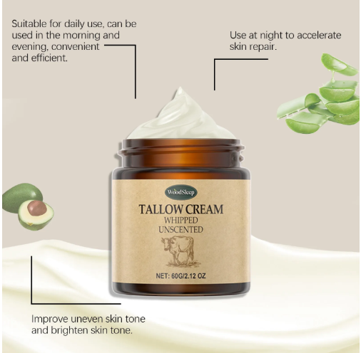 Moisturizing Soothing Skin Care Tallow Body Cream